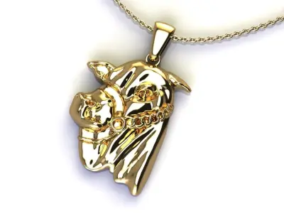 PENDANT CATTLE OX NELORE 3D print model