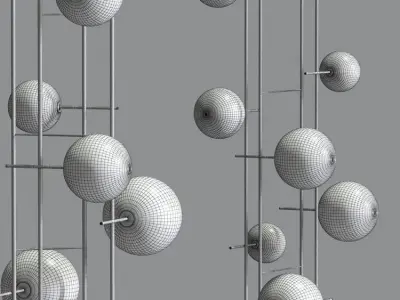 Radice Pendant Lamp Collection 3D model