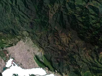 Jamaica Terrain 3D Map 3D model