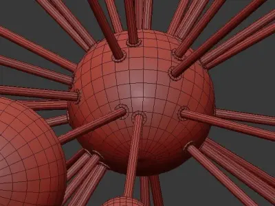 Magic Circus Sputnik Chandeliers 3D model