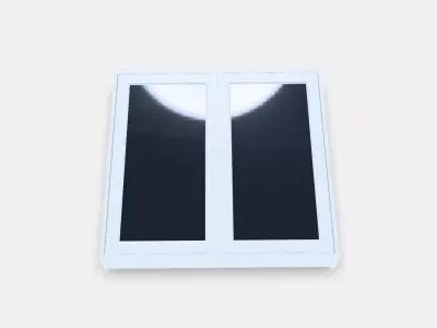 TANNFORSEN Mirror cabinet with doors 1 Low-poly 3D model