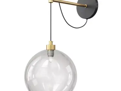 VELE LUCE FREEDOM SCONCE Low-poly 3D model