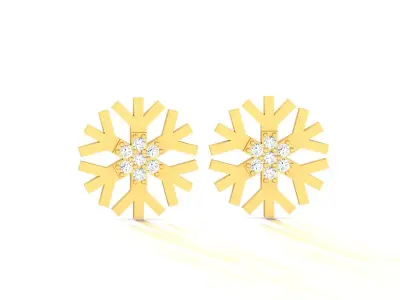 Women Earrings 3D print model 31