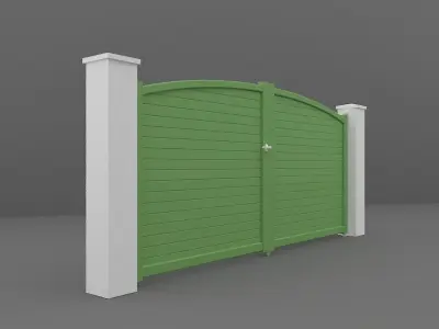 Outdoor Gate  3D model