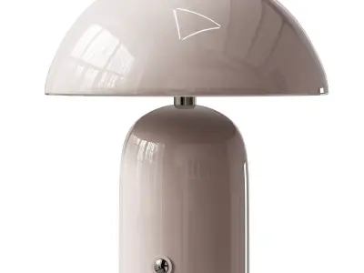 Kleine mobile LED-Tischlampe Walter dimmbar 3D model