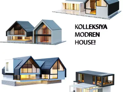 kolleksiya modren house N1 3D model