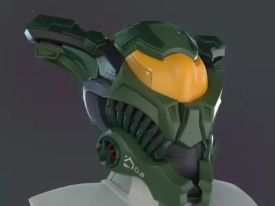 Elien Helmet 01 03 3D model