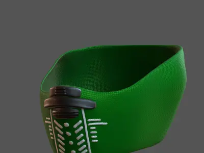 Gas mask helmet 3d model scifi Low-poly  Low-poly 3D model 171