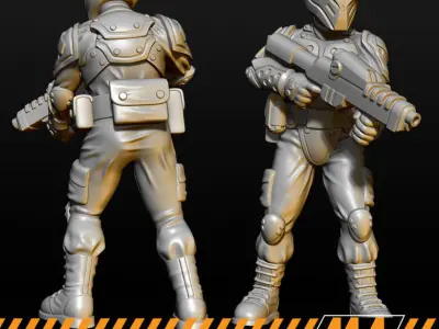Cyber Police 3D print model