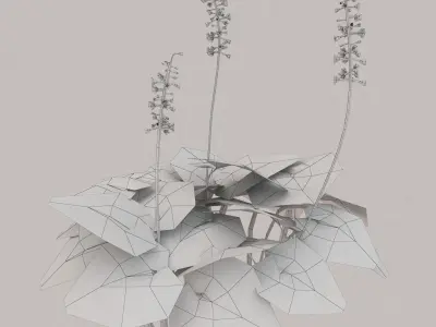 Stop light plant Free low-poly 3D model