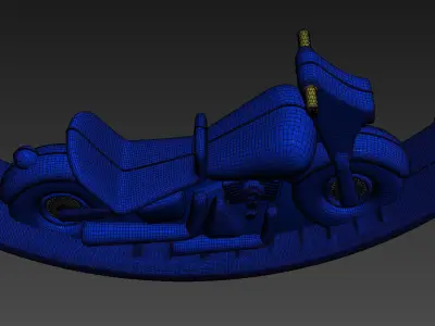 Seesaw Motorcycle Theme 3D model