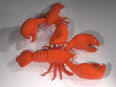 Lobster  Low-poly 3D model