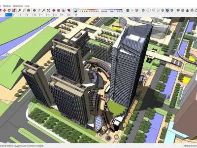 Sketchup Shopping Center G1 3D model