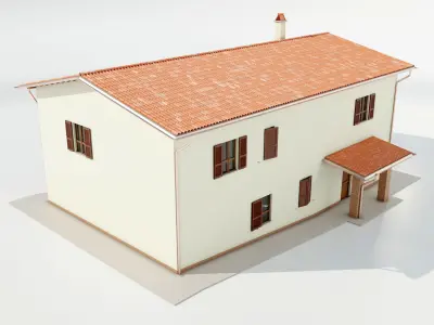 Italian Country House 3D model