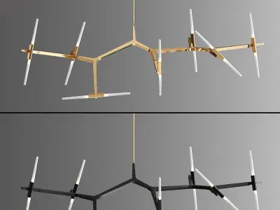Agnes Chandelier Light 3D model