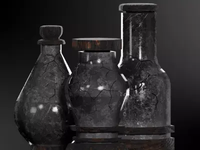 Ravan Backpack Low-poly 3D model