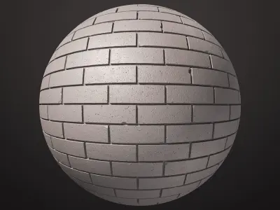 Classic white brick wall texture Texture