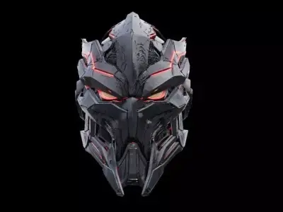 Evil Mask Helm 3D model