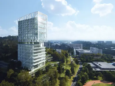 Modern Urban Sports Park Masterplan 3D model