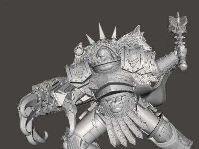 FIRST SON MINIATURE MODEL FIGURE FOR SCIFI GAMES RPG WARGAMES 3D 3D print model