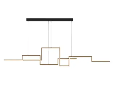 Calista Chandelier 3D model