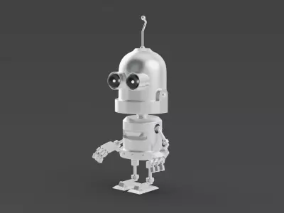 Robot Kid 3D model