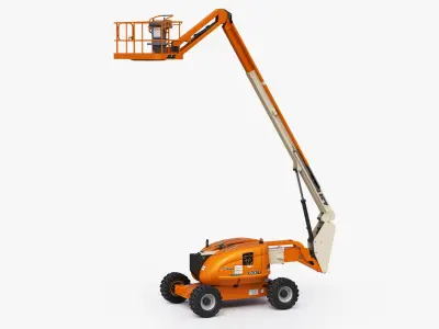  JLG 600AJ Telescopic Boom Lift Cherry Picker Rigged 