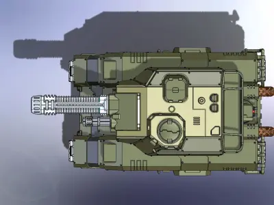 Repulsor Executioner with panzer tracks 3D print model