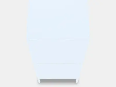 HALLAN Storage combination with doors 8 Low-poly 3D model