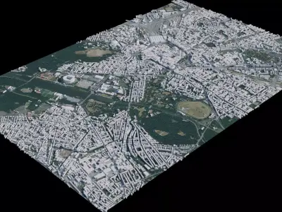 Leipzig - Germany 3D model