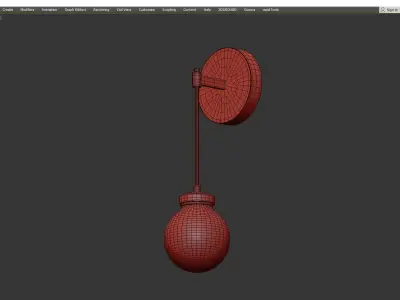 MAIBEL WALL Low-poly 3D model