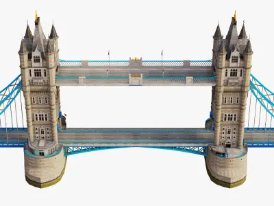London Tower Bridge 3D model