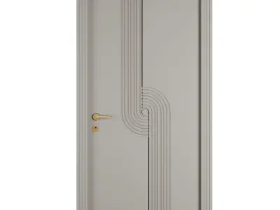 Entrance door set237 3D model