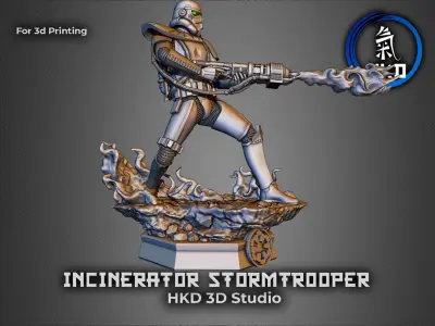 Incinerator Stormtrooper Star wars Fan art 3D print model