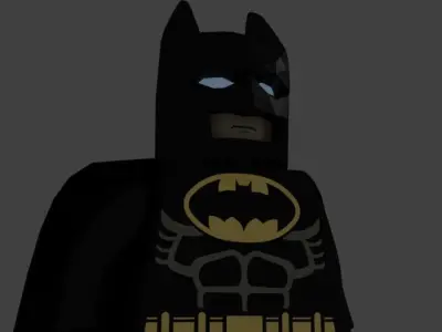 Lego Bat-man Free 3D model