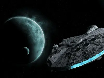 Millenium Falcon 3D model