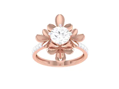  Women Ring MTL 3dm STL OBJ FBX Details 3D print model 7