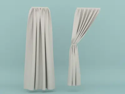 Curtain 3D model