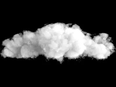 VDB Clouds Pack - 3 Variants  3D model