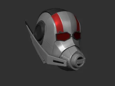 Antman Helmet - Character Design - Marvel - Avengers Low-poly 3D model