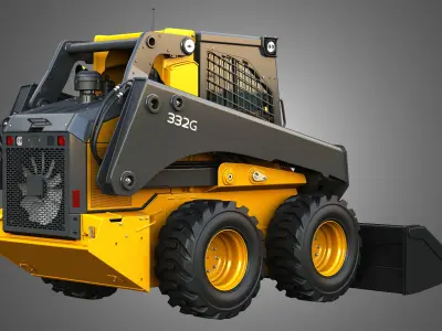 333G - 332G  Loaders  2 in 1 3D Model Pack
