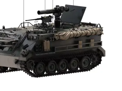 M113 armored personnel carrier 3D model