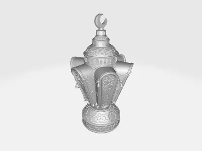 Elegant Ramadan Lantern Intricate Islamic Fanous Home Decor 3D print model