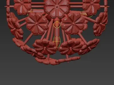 Lynn Flush Mount Light 3D model