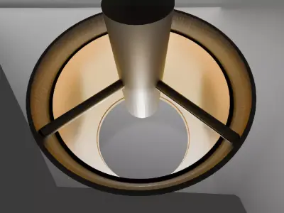 modern stylish light  Low-poly 3D model