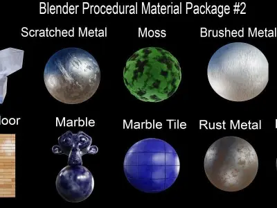 Blender Procedural Material Package 2 Texture