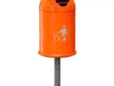 iron street orange city urn 3D model