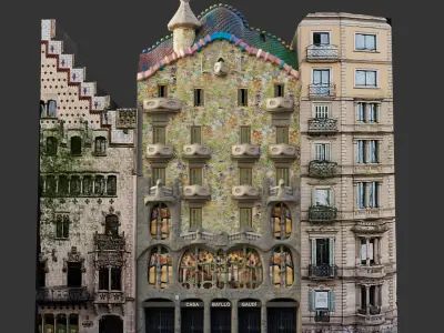 Casa Batllo Barcelona 3D model