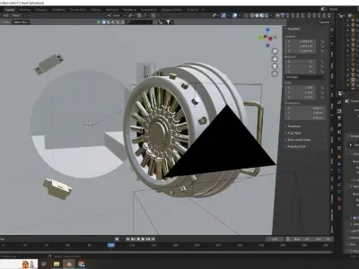 Bank Safe and Animation 3D model