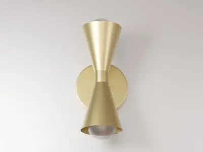 Geometric Fixture - Art Deco Sconce  - Modern Lighting 3D model